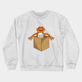 Frog with Box Crewneck Sweatshirt